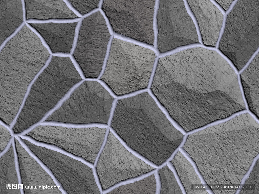 灰色多边形拼接石纹图案
