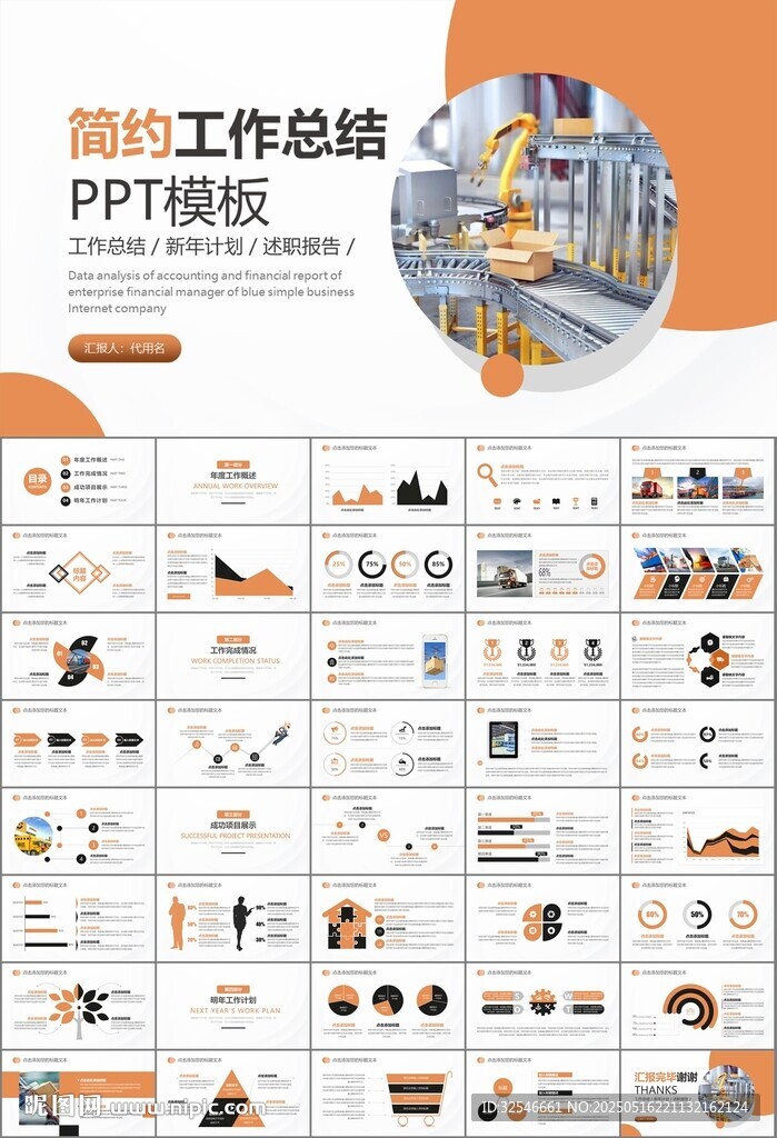 物流运输快递行业总结计划PPT