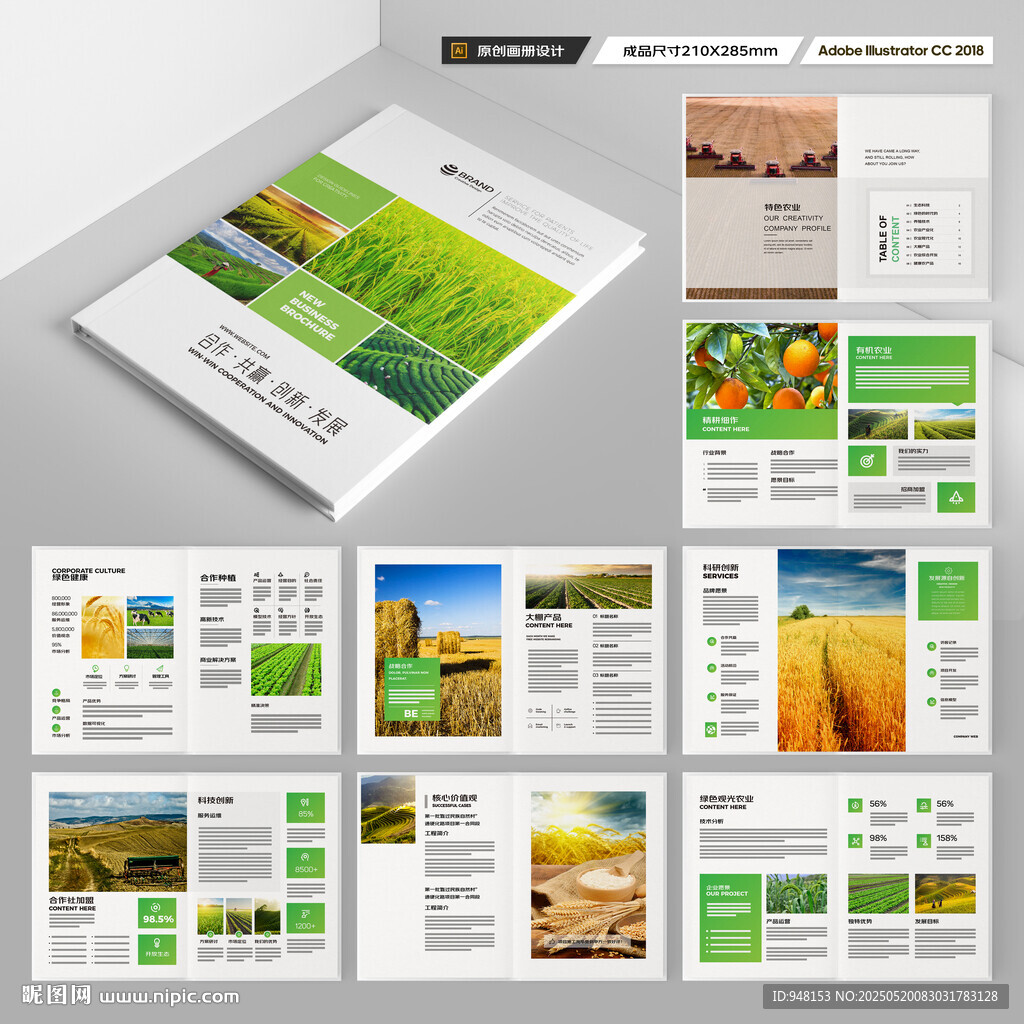 农业合作社画册