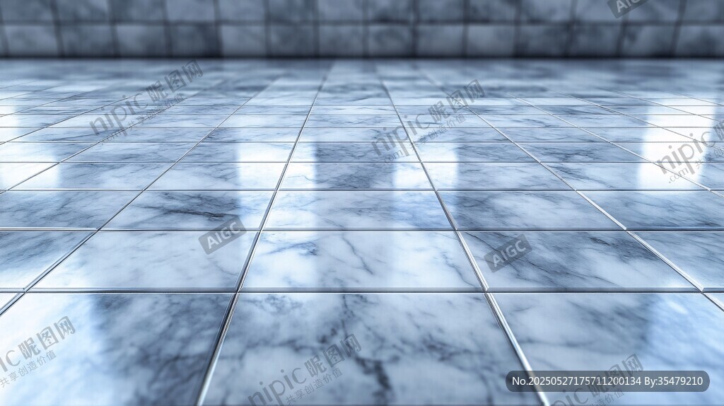 大理石瓷砖地面场景展示