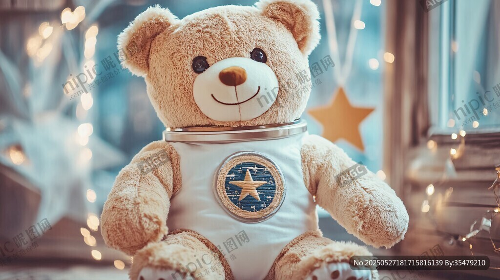 宇航小熊 梦幻温馨毛绒伙伴