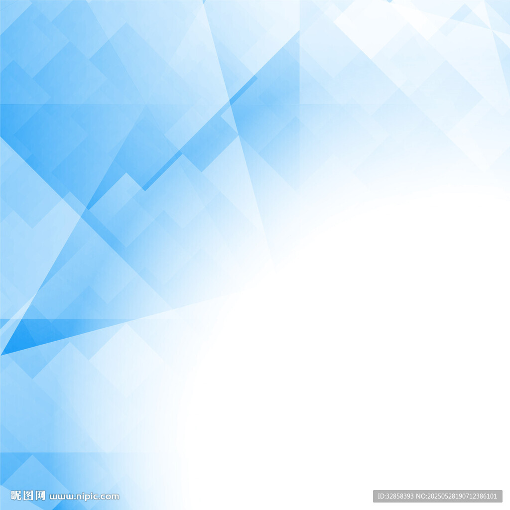 蓝色几何抽象背景图案