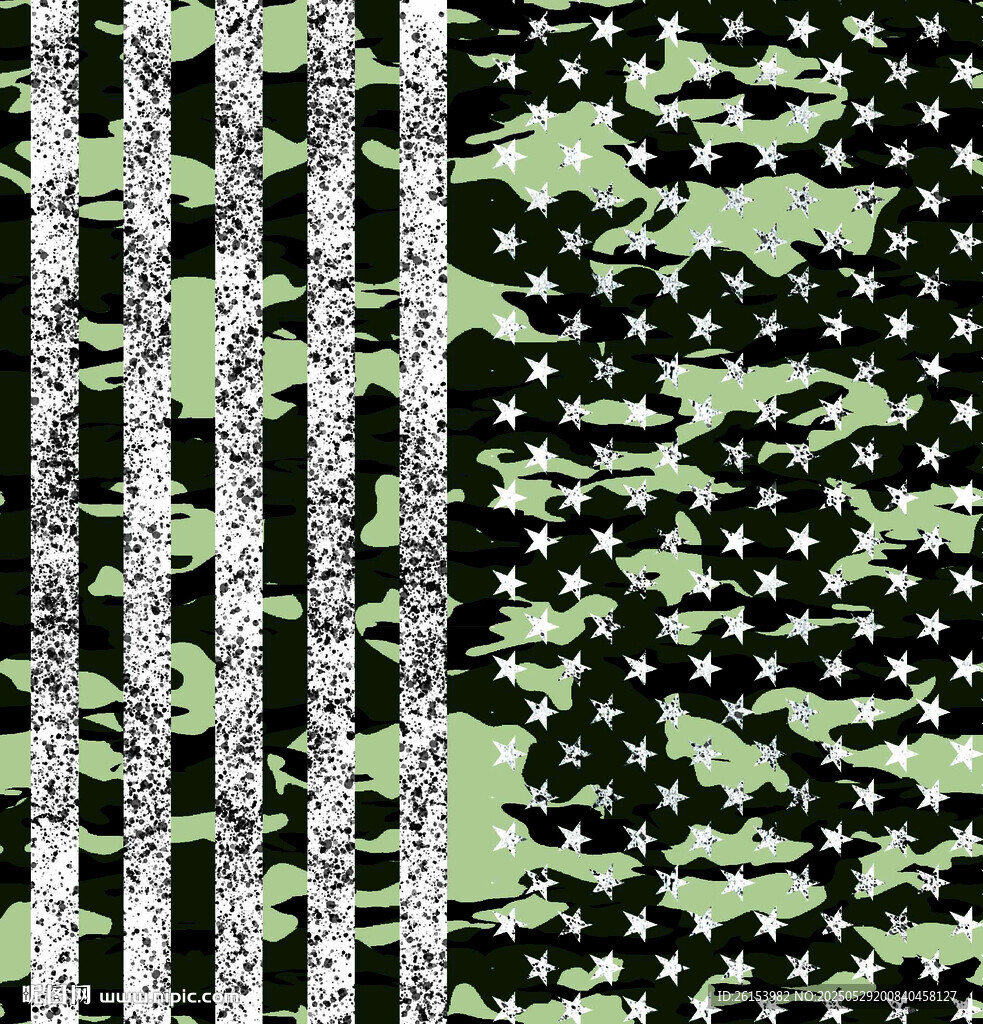 迷彩 星星条纹