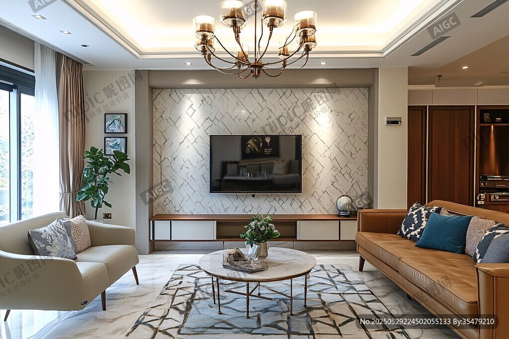 现代简约风客厅优雅空间