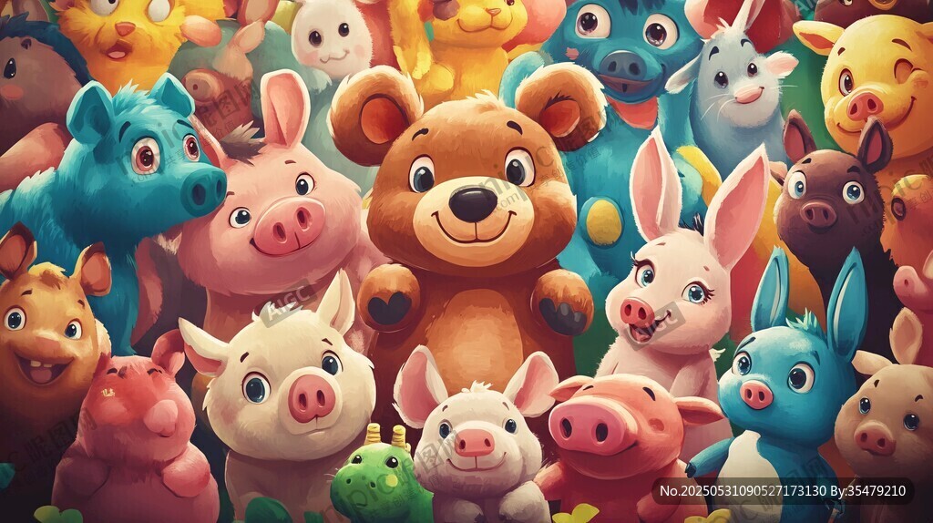 可爱卡通动物大集合
