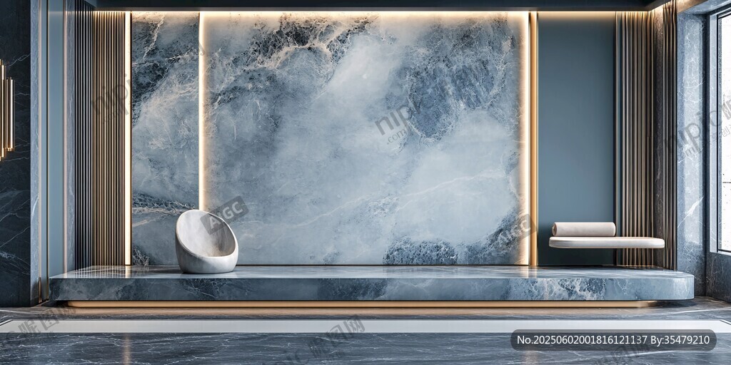 现代奢华大理石装饰空间