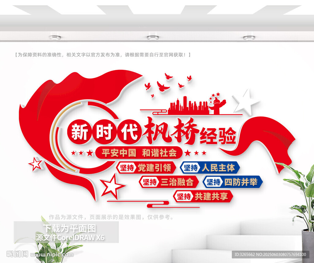 新时代枫桥经验宣传墙