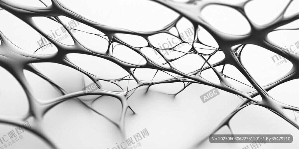 抽象网状结构艺术图像
