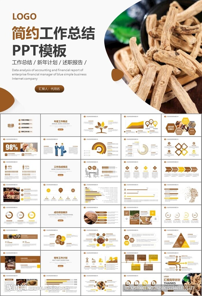 中医中药行业总结计划PPT