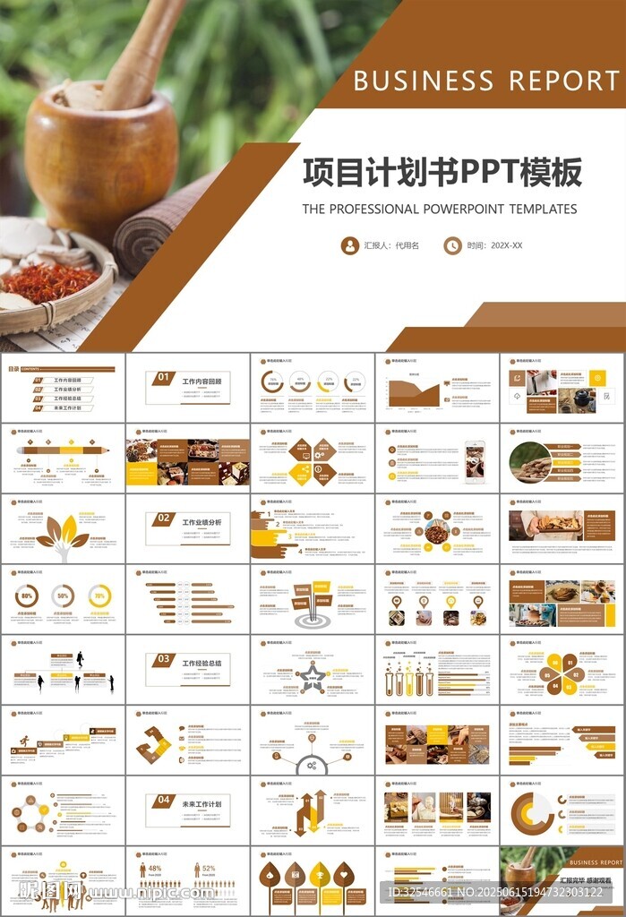 中医中药行业总结计划PPT