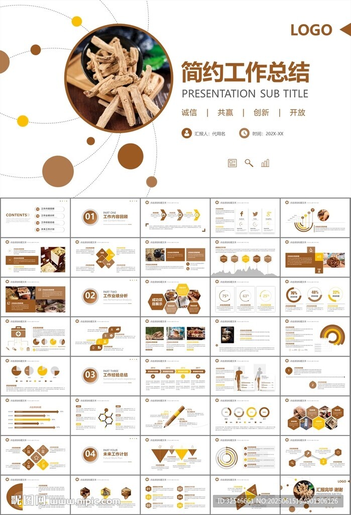 中医中药行业总结计划PPT