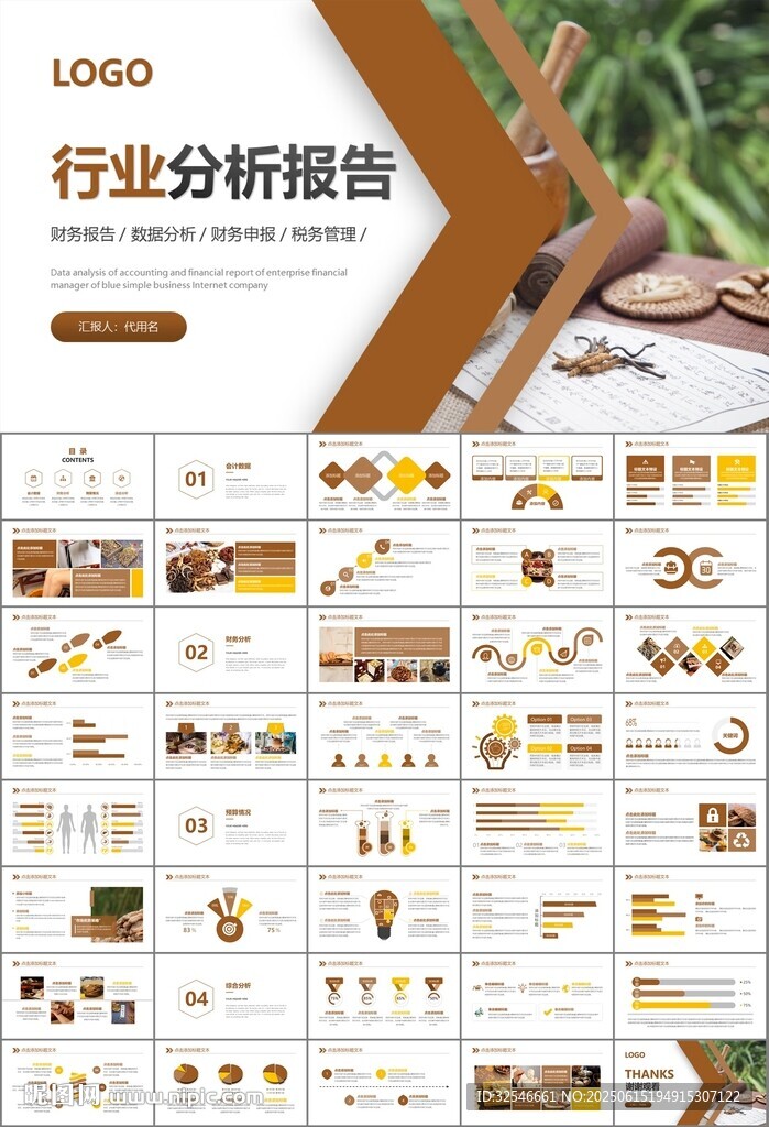 中医中药行业总结计划PPT