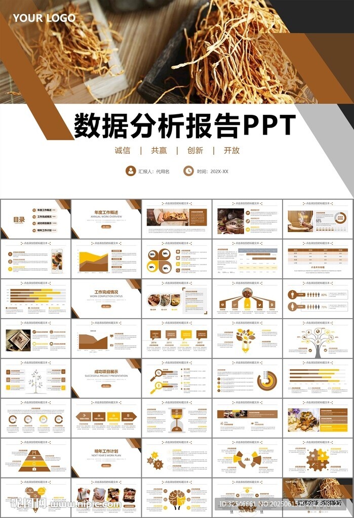 中医中药行业总结计划PPT