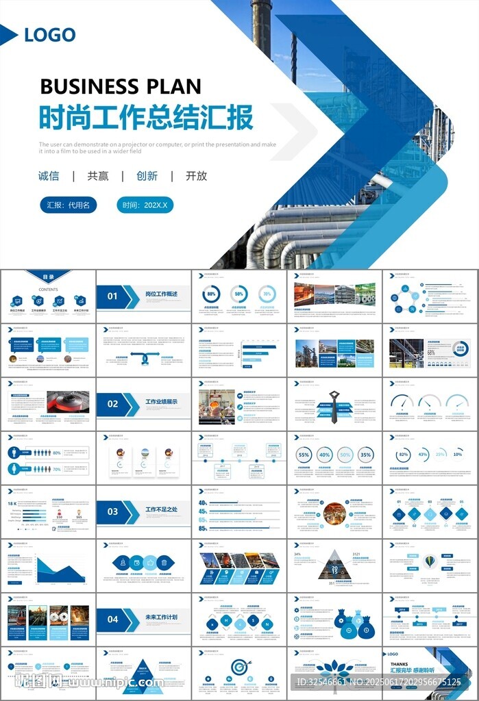 钢铁行业年终总结新年计划ppt