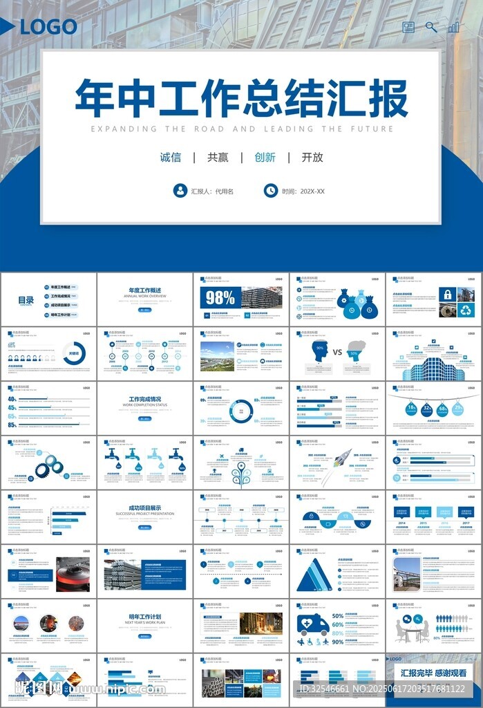 钢铁行业年终总结新年计划ppt