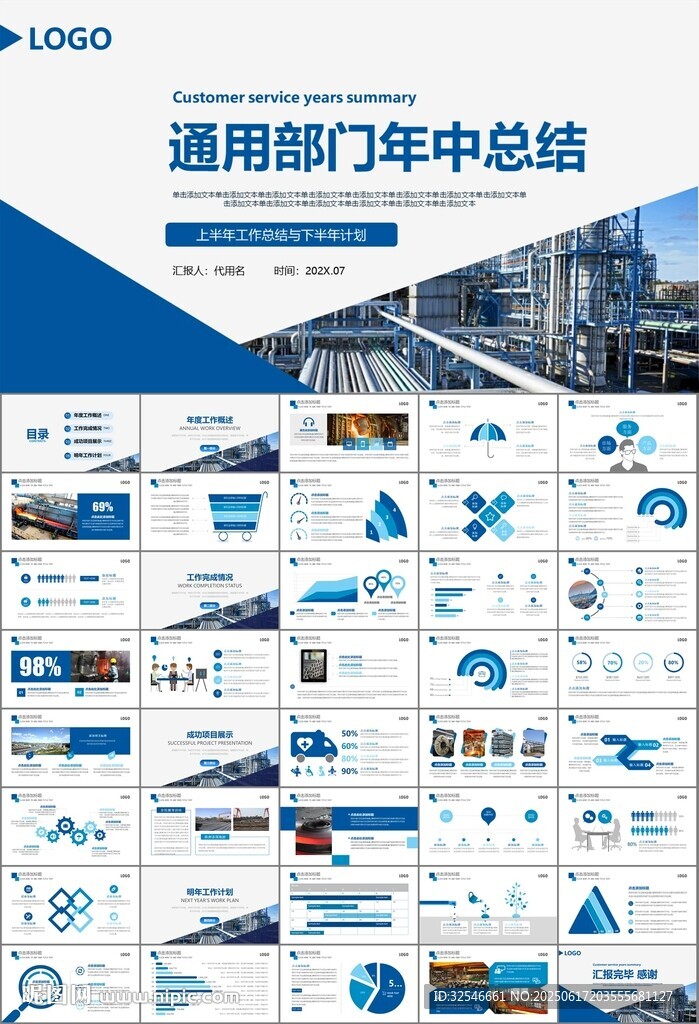 钢铁行业年终总结新年计划ppt