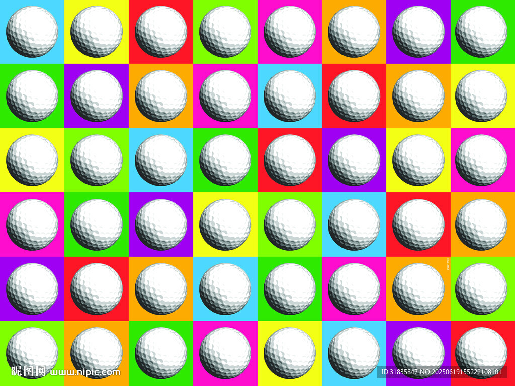 多彩圆形图案背景