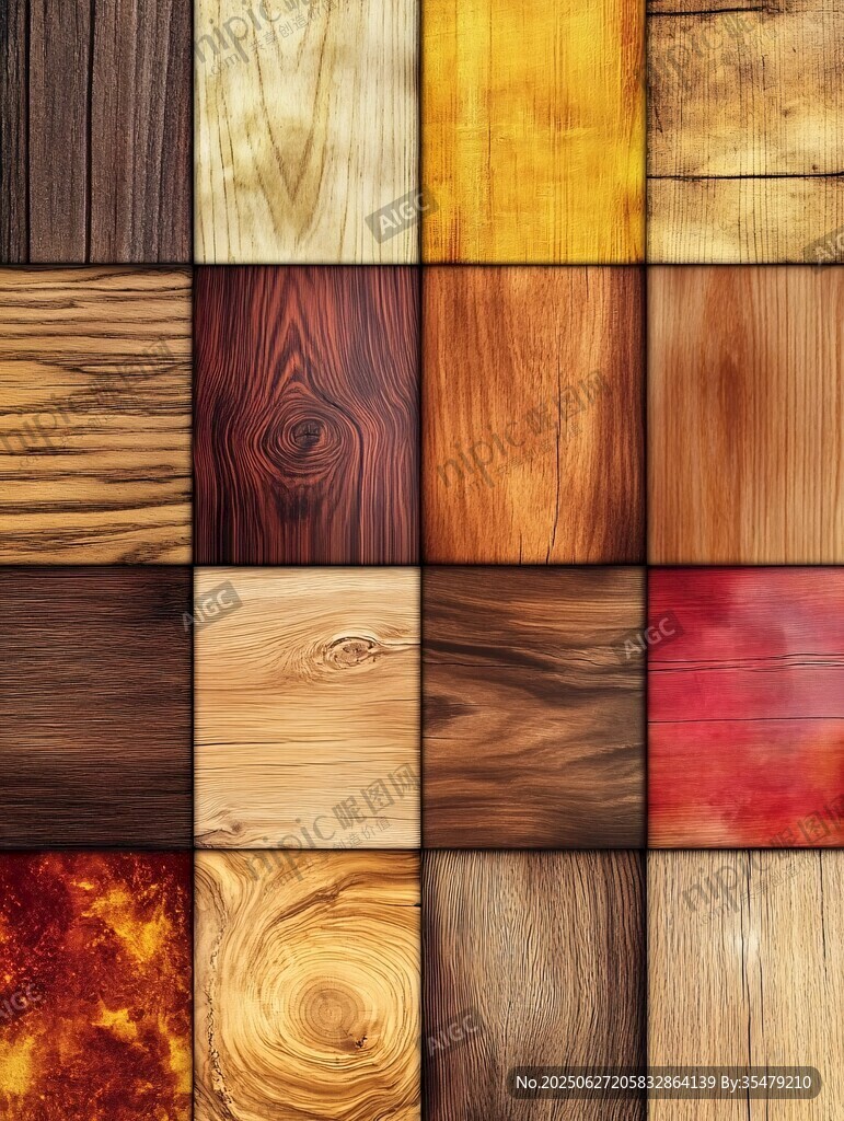 多样木纹材质纹理展示