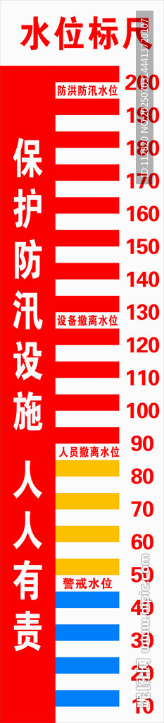 水位监测水文水尺标尺