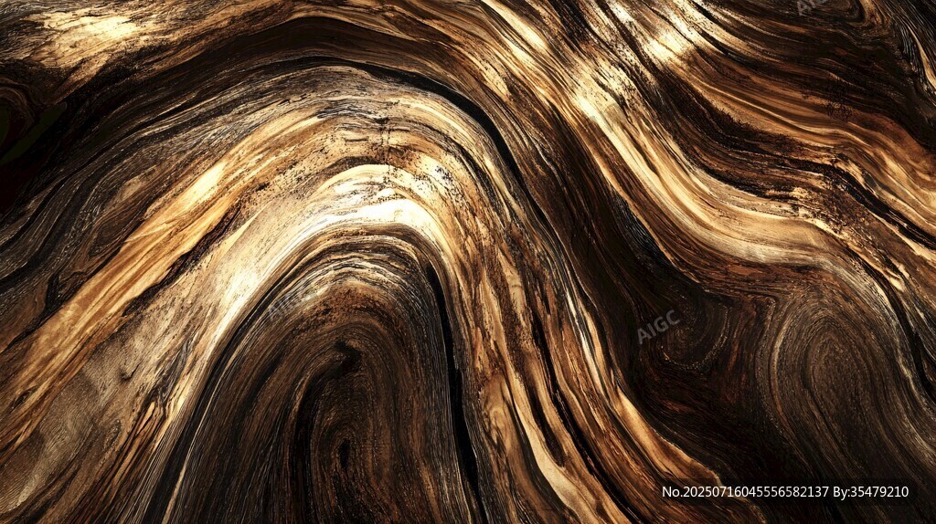 金色纹理抽象艺术图案