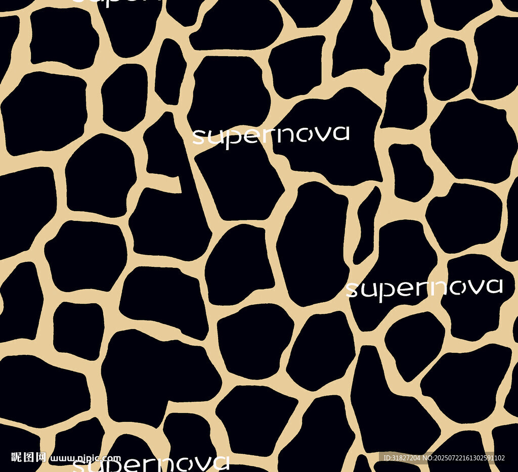 长颈鹿纹理图案