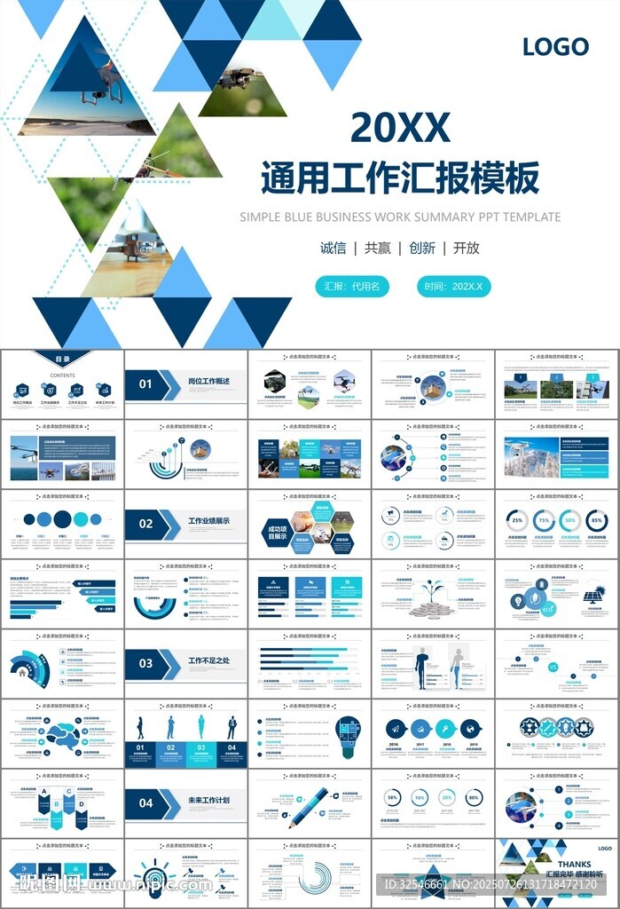 无人机行业工作总结汇报PPT