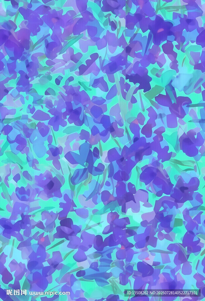 梦幻蓝紫渐变抽象纹理图案