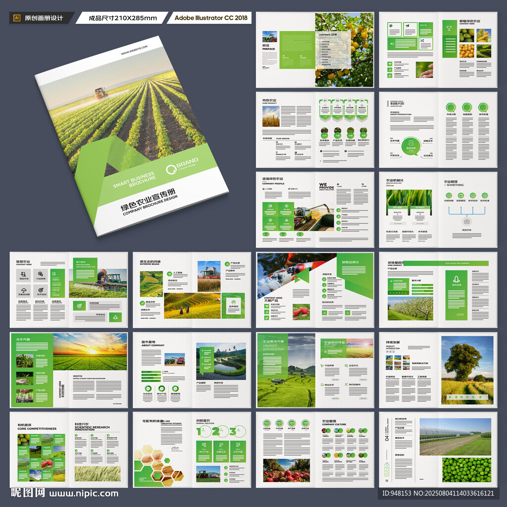 农业合作社画册