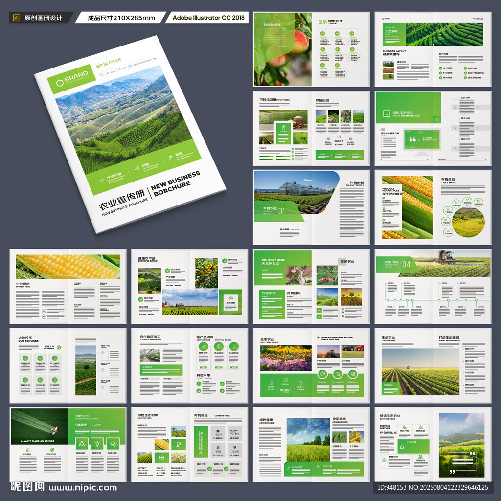 农业合作社画册