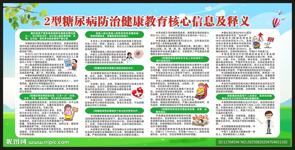 联合国糖尿病日宣传栏