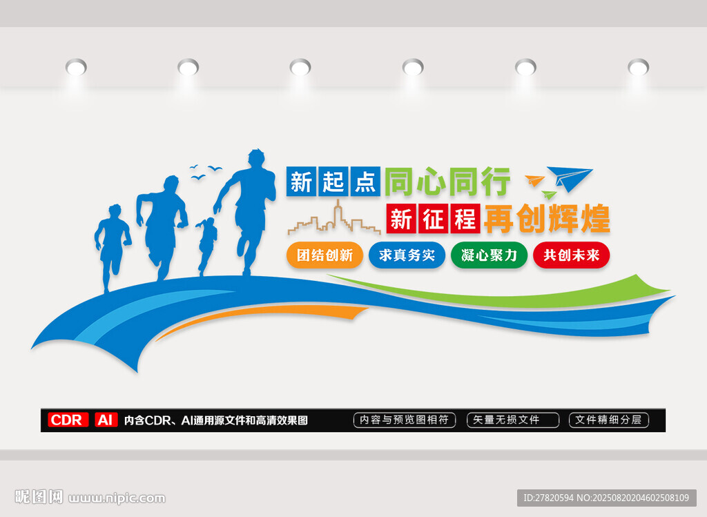 企业标语文化墙