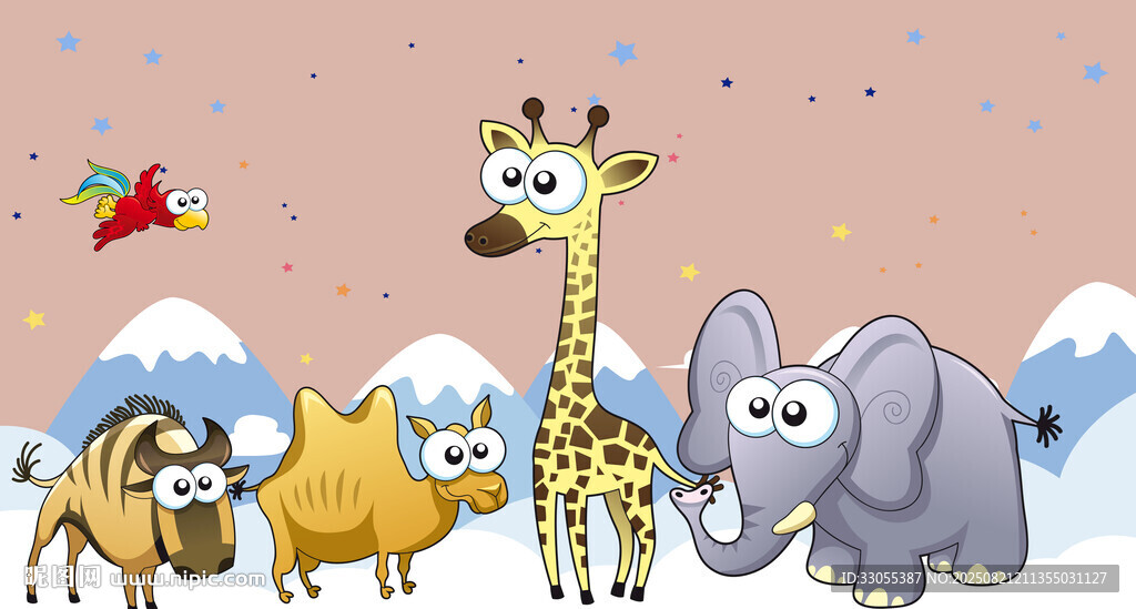 卡通儿童房背景