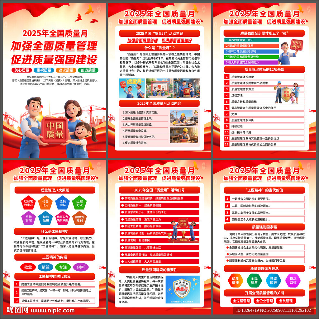2025质量月展板