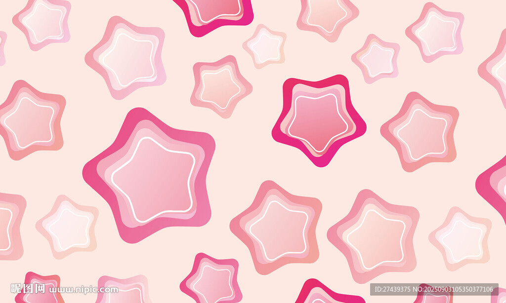 粉色系星星背景图