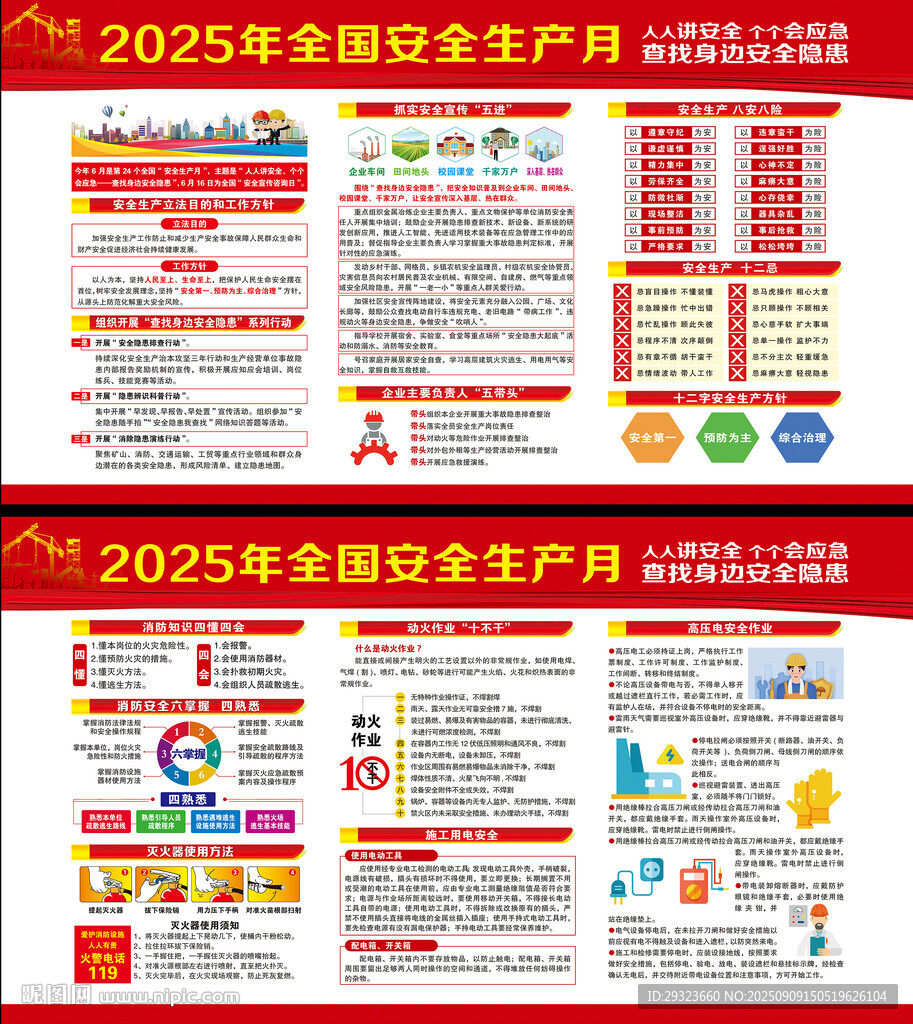 安全生产宣传展板