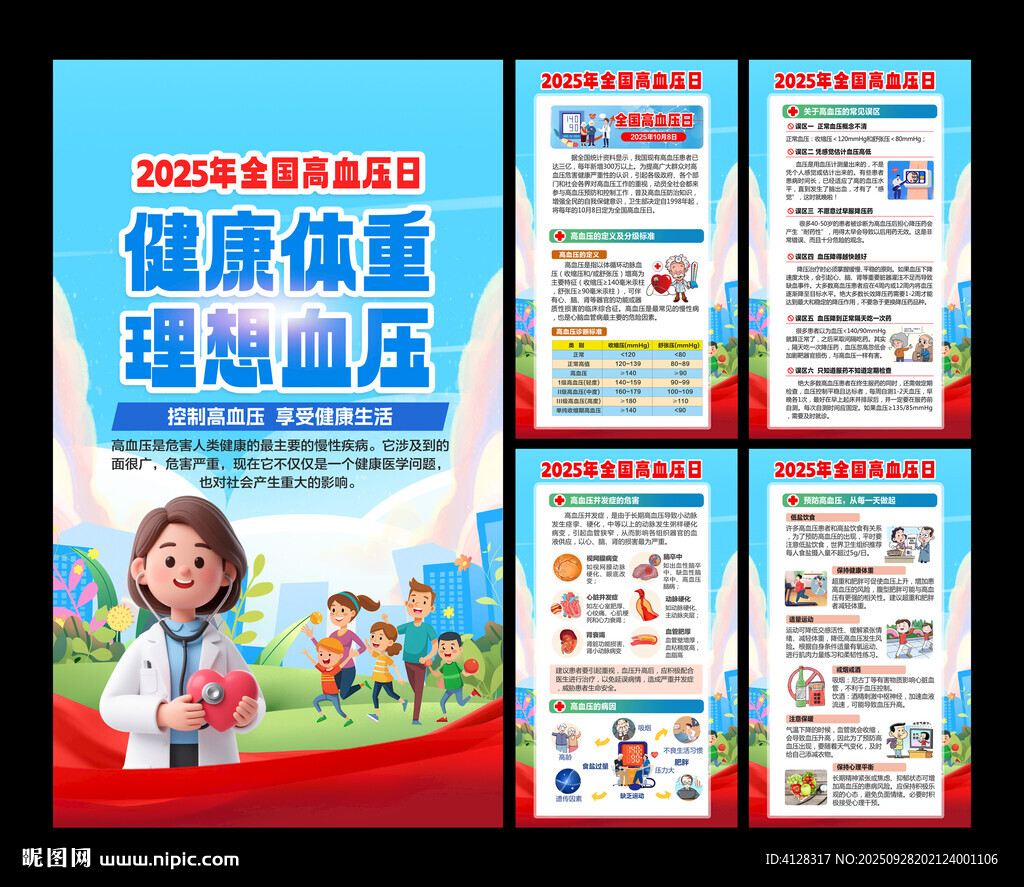全国高血压日海报