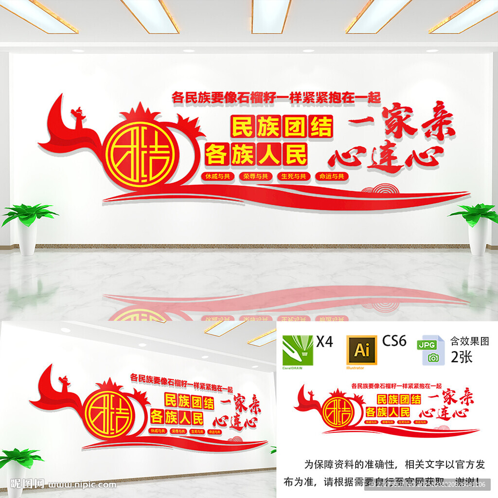 民族团结文化墙