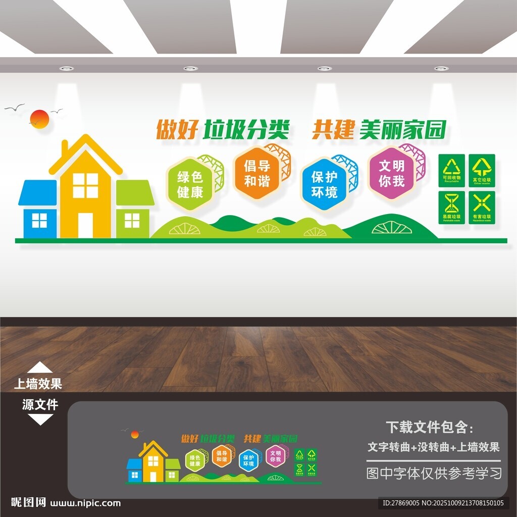 垃圾分类文化墙