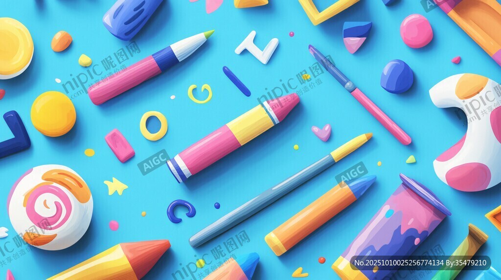 多彩创意绘画工具大集合