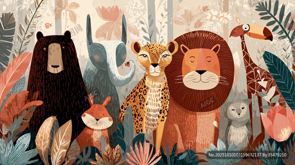 森林动物大聚会