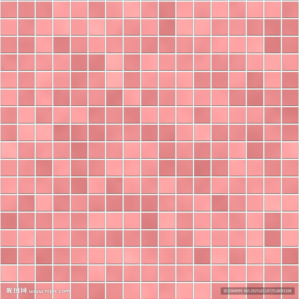 粉色马赛克瓷砖背景图