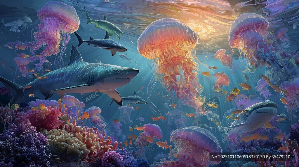 梦幻海底世界的奇妙景观