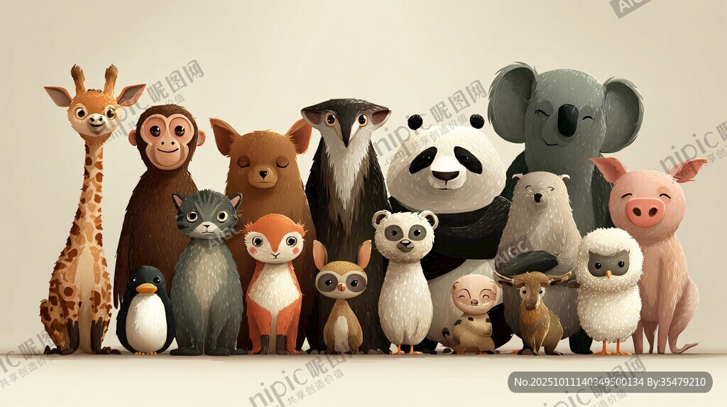 可爱动物大集合