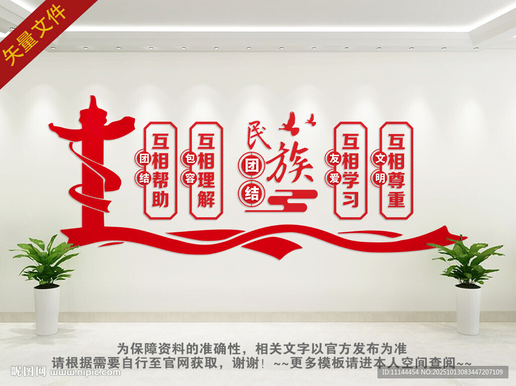 民族团结文化墙