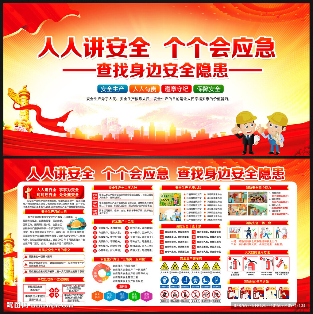 安全生产展板