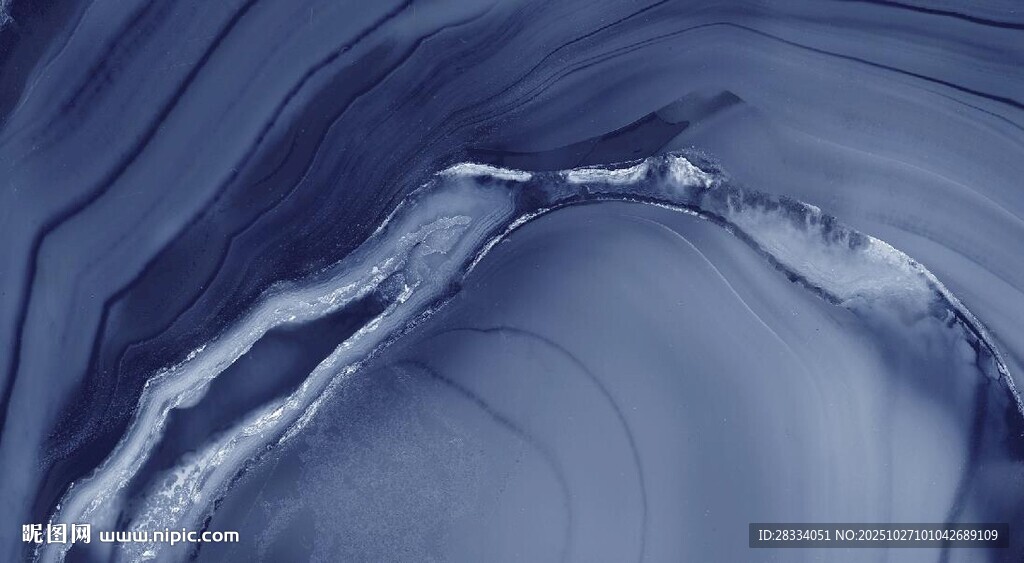 蓝色大理石石纹