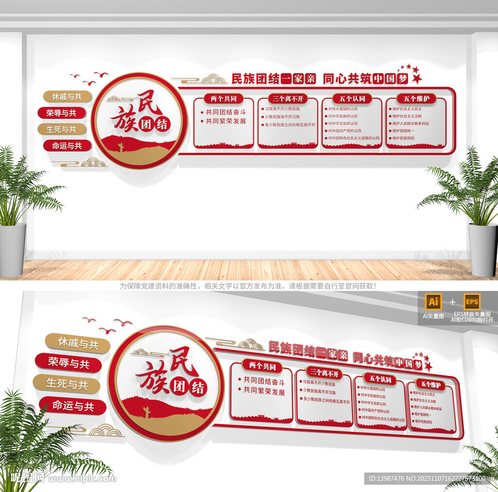 民族团结文化墙