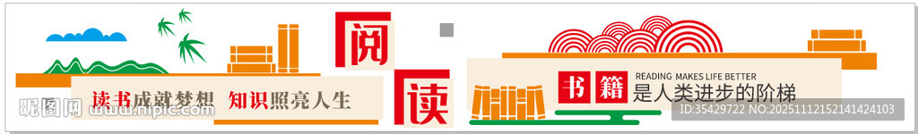 阅读文化墙
