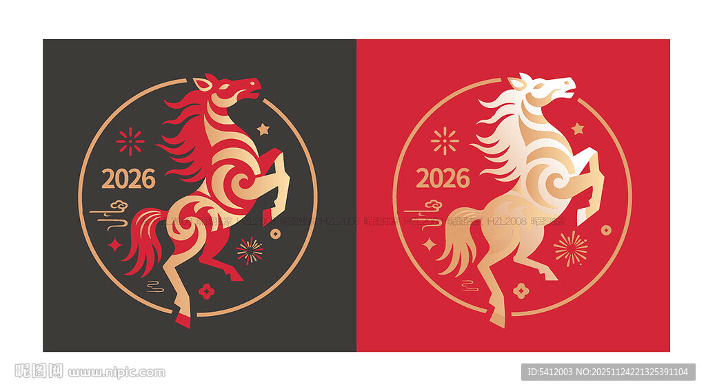 2026马年窗贴新年布置