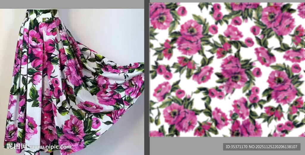 紫色花卉无缝图案背景